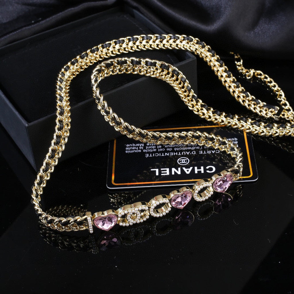 CHANEL 25S GOLD CHAIN BELT 610441